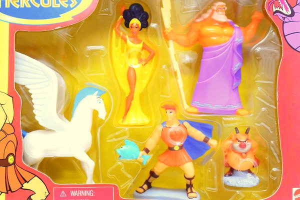 Disney's HERCULES/ディズニー・ヘラクレス・MATTEL/マテル・PVCフィギュア5体セット 「Man of Myth  Box/マン・オブ・ミス・ボックス - KNot a TOY/ノットアトイ