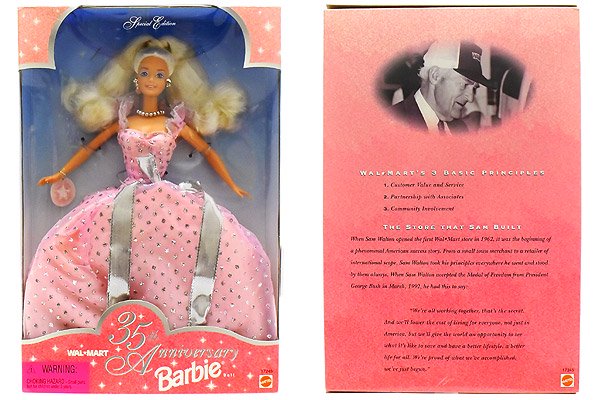 walmart 35th anniversary barbie