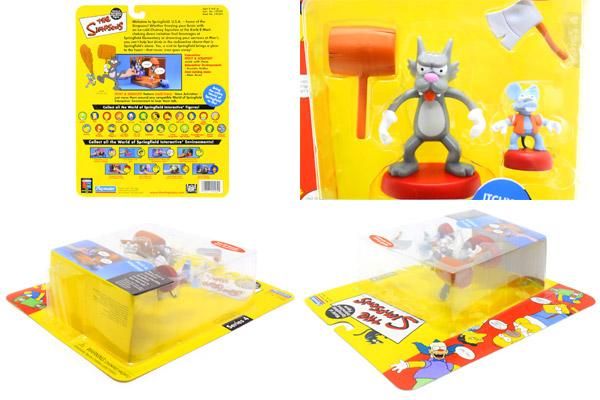 the SIMPSONS/シンプソンズ・Playmates/プレイメイツ・Figure/フィギュア・SERIES#4/シリーズ4  「ITCHYu0026SCRATCHY/イッチーu0026スクラッチー」 - KNot a TOY/ノットアトイ