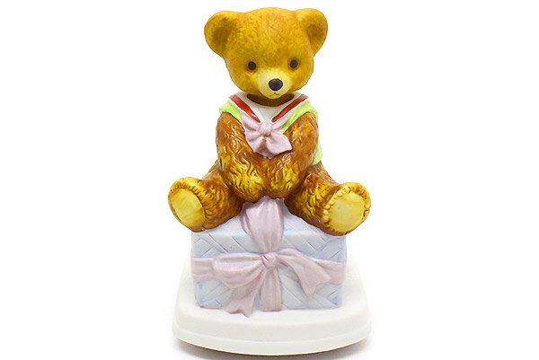 Bear Music Box・クマのオルゴール・陶器製・約18cm - KNot a TOY