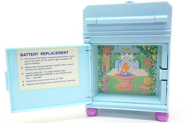 ポーリーポケット ファンタイムクロック Polly Pocket エンジェル Polly Pocket/ポーリーポケット・Funtime Clock Playset・置時計