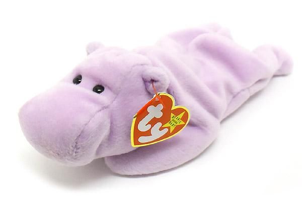 Ty Beanie Baby ビーニーベイビー ぬいぐるみ カバ Happy ラベンダー 誕生日 2月25日 おもちゃ屋 Knot A Toy ノットアトイ Online Shop In 高円寺