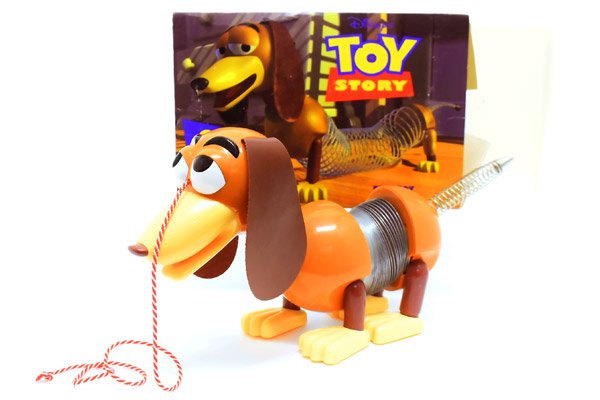 Toy Story トイストーリー James Industries ジェームズ インダストリー Slinky Dog スリンキードッグ Pull Toy プルトイ シッポ先欠品 Knot A Toy ノットアトイ