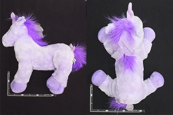 Unicorn/ユニコーン・ぬいぐるみ・ラベンダー・全長約45cm