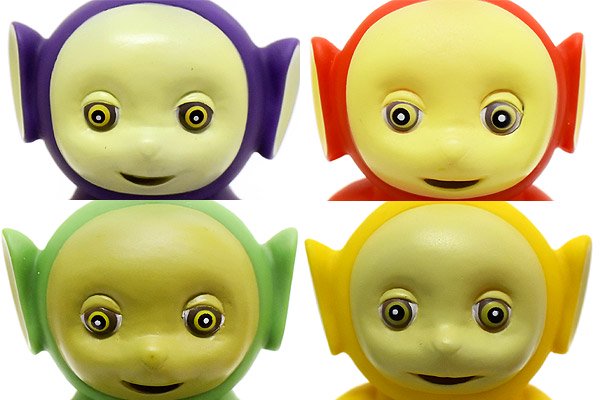 Teletubbies/テレタビーズ・フィギュア・コインバンク/貯金箱・4体