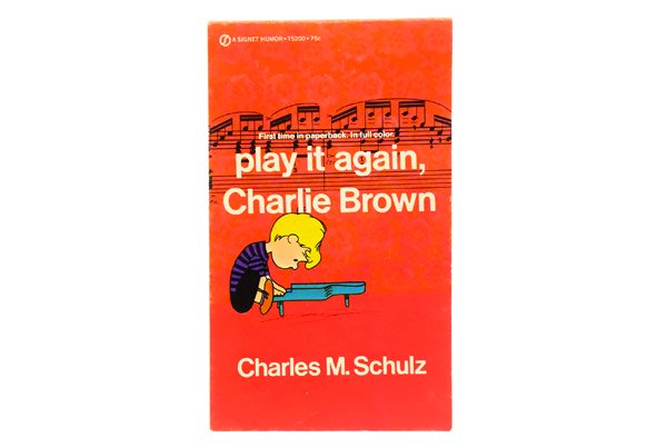 PEANUTS/ピーナッツ(SNOOPY/スヌーピー)・洋書/フルカラー絵本・Charles M.Schulz/チャールスMシュルツ「play it  again