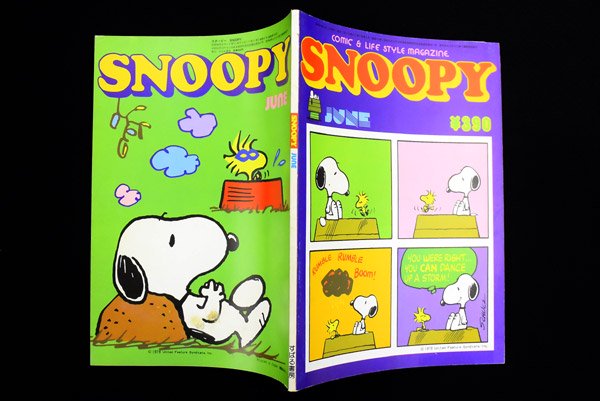 すばる書房・雑誌 「月刊 SNOOPY/スヌーピー・JUNE/6月号・No.116号」 昭和54年・ダメージ有 - KNot a TOY/ノットアトイ