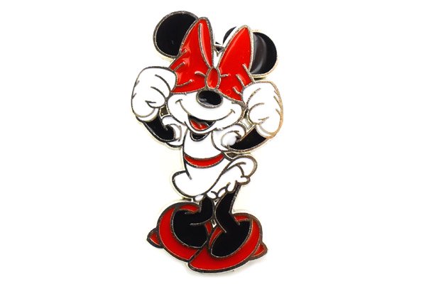 US.Disney Parks・Pin Badge/ディズニーパークス・ピンバッチ 「Minnie Mouse/ミニーマウス・全身・リボン