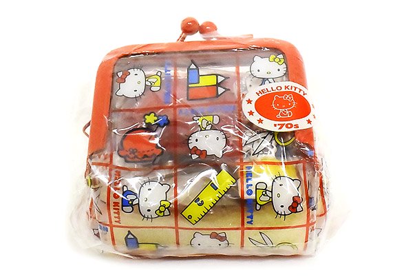 Hello Kitty/ハローキティ・Sewing Set/ミニソーイングセット/お裁縫箱/がま口・レッド・1999年 - KNot a  TOY/ノットアトイ