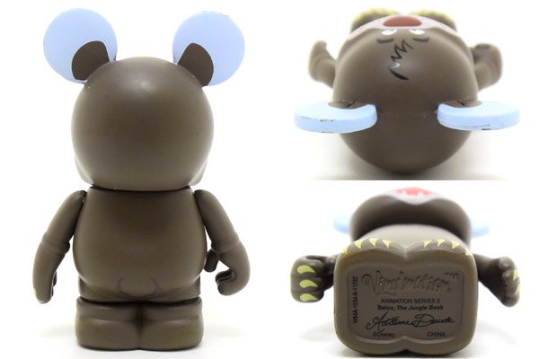 Vinylmation/バイナルメーション・Animation Series #2/アニメーションシリーズ♯2 「Baloo/バルー」 3”・本体のみ  - KNot a TOY/ノットアトイ