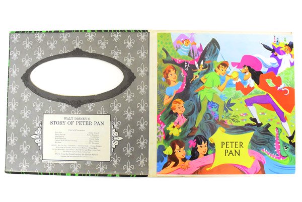 Disneyland RECORD/ディズニーランドレコード・ヴィンテージ絵本付き朗読＆ソングLP 「Walt Disney's・PETER PAN /ウォルトディズニーズ・ピーターパン」 ダメージ - KNot a TOY/ノットアトイ