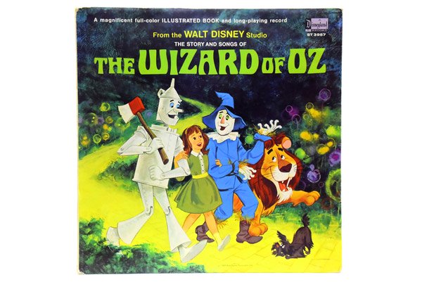 Disneyland Record ディズニーランドレコード ヴィンテージ絵本付き朗読 ソングlp Walt Disney Studio The Wizard Of Oz オズの魔法使い ダメージ おもちゃ屋 Knot A Toy ノットアトイ Online Shop In 高円寺