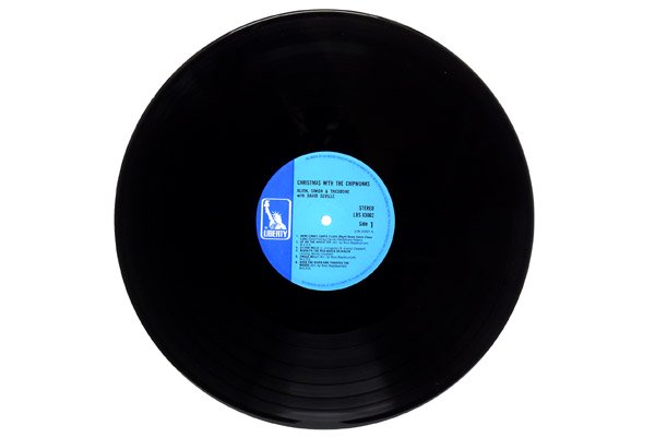 LIBERTY RECORDS/リバティレコード・Vintage/ヴィンテージLP 「Christmas with the Chipmunks/ クリスマス・ウィズ・ザ・チップマンクス」 ダメージ - KNot a TOY/ノットアトイ