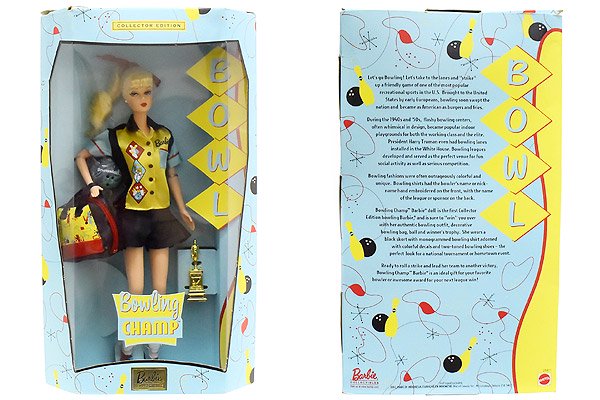 Barbie Bowling CHAMP/バービーボウリングチャンプ・COLLECTOR EDITION/コレクターエディション・1999年 -  おもちゃ屋　KNot a TOY　ノットアトイ　Online Shop in 高円寺