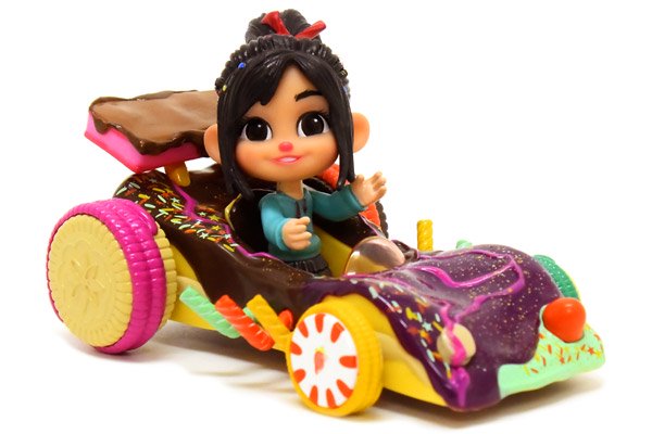 Disney/ディズニーシュガーラッシュ(Wreck-It Ralph/レックイットラルフ )THINKWAY/シンクウェイ「VANELLOPE/ヴァネロぺ＆CandyKart/キャンディーカート」開封 - KNot a TOY/ノットアトイ