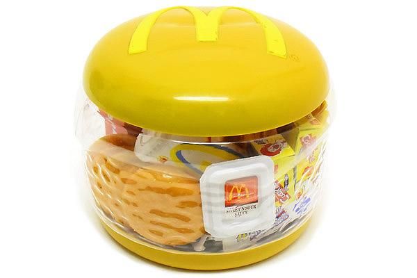 Mcdonald S マクドナルド Hamburger Play Food Set ハンバーガープレイフードセット 内容変更 欠品有 01年 03年 おもちゃ屋 Knot A Toy ノットアトイ Online Shop In 高円寺