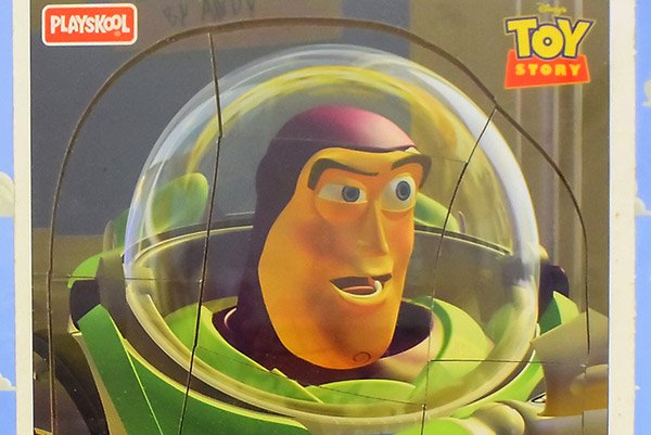 TOY STORY/トイストーリー・PLAYSKOOL/プレイスクール・Woodboard Puzzle/ウッドボードパズル 「Buzz  Lightyear/バズ ライトイヤー」 未開封 - KNot a TOY/ノットアトイ