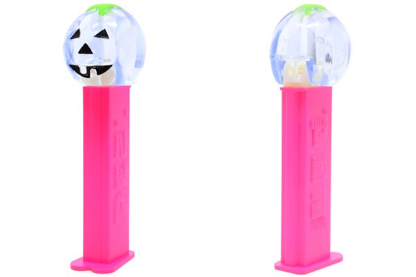 PEZ/ペッツ・Candy Dispenser/キャンディーディスペンサー 「Halloween/ハロウィン・Pumpkin/パンプキン(かぼちゃ)・クリスタル(クリア)ヘッド」  - KNot a TOY/ノットアトイ