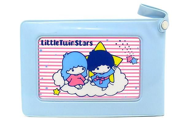 Littletwinstars リトルツインスターズ キキララ Card Case カードケース Pass Case パスケース ブルー ピンクストライプ 1976年 おもちゃ屋 Knot A Toy ノットアトイ Online Shop In 高円寺