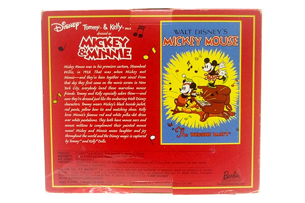 Tommy & Kelly dressed as Mickey&Minnie・トミーアンドケリー 