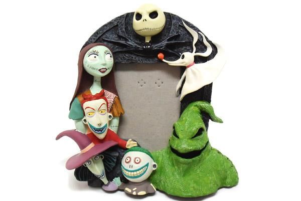 The Nightmare Before Christmas/ナイトメアビフォアクリスマス・Disney Store/ディズニーストア・レジン/陶磁器製 ・フォトフレーム/写真立て・タイトル台紙欠品 - KNot a TOY/ノットアトイ