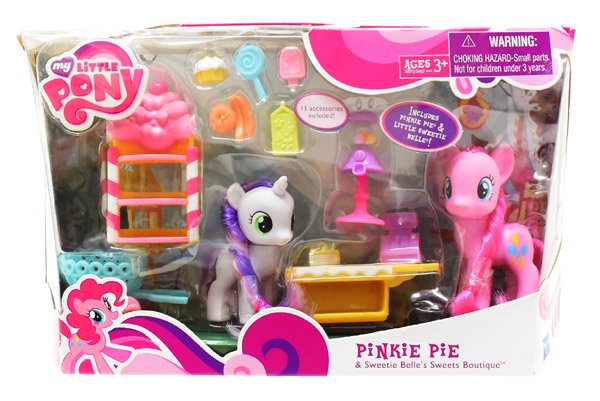 My Little Pony/マイリトルポニー・G4「Pinkie Pie&Sweetie Bell's Sweet  Boutique/ピンキーパイアンドスウィーティーベル・プレイセット」箱ダメージ有 - KNot a TOY/ノットアトイ