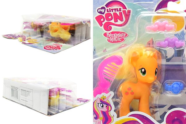 My Little Pony/マイリトルポニー・G4 「Princess Cadance&Applejack/プリンセスケイデンス＆アップルジャック・２ 体セット」 箱ダメージ有 - KNot a TOY/ノットアトイ