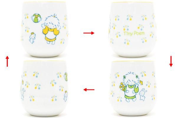 タイニーポエム 風の子さっちゃん Tiny Poem マグカップ 陶器