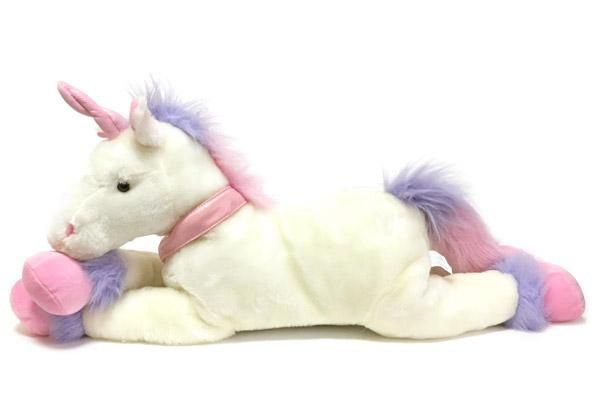 Unicorn ユニコーン 大きなぬいぐるみ ホワイト ピンク ラベンダー 全長約50cm おもちゃ屋 Knot A Toy ノットアトイ Online Shop In 高円寺