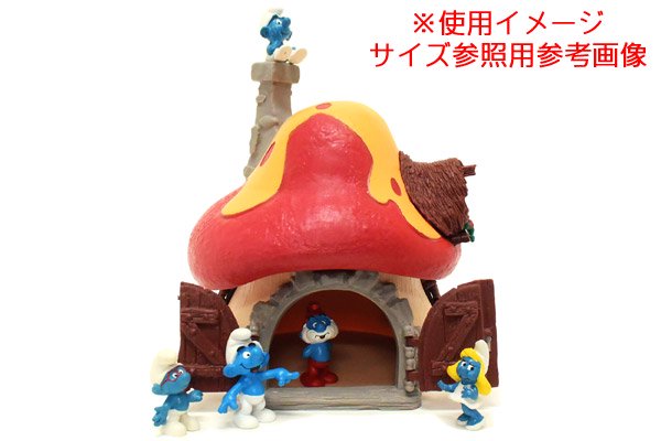 SMURFS/スマーフ・PVC Figure Playset/フィギュアプレイセット 「Mushroom House/マッシュルームハウス・きのこの家・大」  49001 - KNot a TOY/ノットアトイ