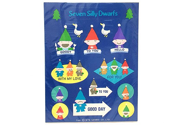 Seven Silly Dwarfs/セブンシリードワーフス・Sticker/ステッカー/シール・1979年 - KNot a TOY/ノットアトイ