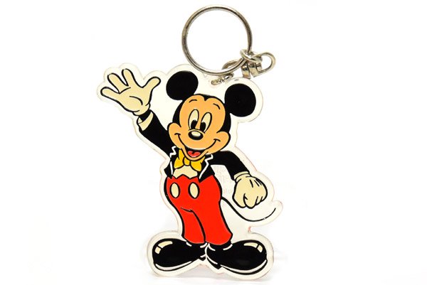 Tokyo Disneyland 東京ディズニーランド Mickey Mouse ミッキーマウス プラスチックプレートキーホルダー おもちゃ屋 Knot A Toy ノットアトイ Online Shop In 高円寺