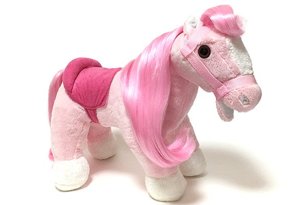 Pony ポニー Horse ホース 音声付きぬいぐるみ ピンク ホワイト 高さ約30cm おもちゃ屋 Knot A Toy ノットアトイ Online Shop In 高円寺