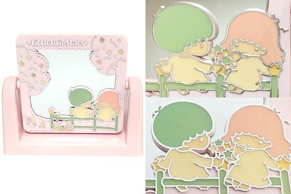 キキララ スタンドミラー LittleTwinStars/リトルツインスターズ/キキララ・Stand Mirror