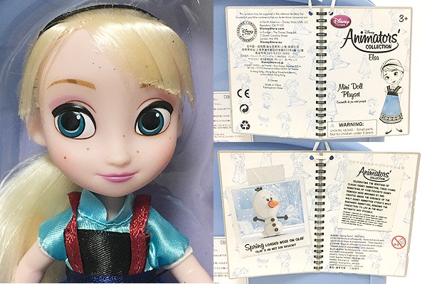 Disney Animator's Collection Mini Doll Playset/ディズニーアニメーターズコレクション ミニドールプレイ セット 「Elsa/エルサ」アナと雪の女王 - KNot a TOY/ノットアトイ