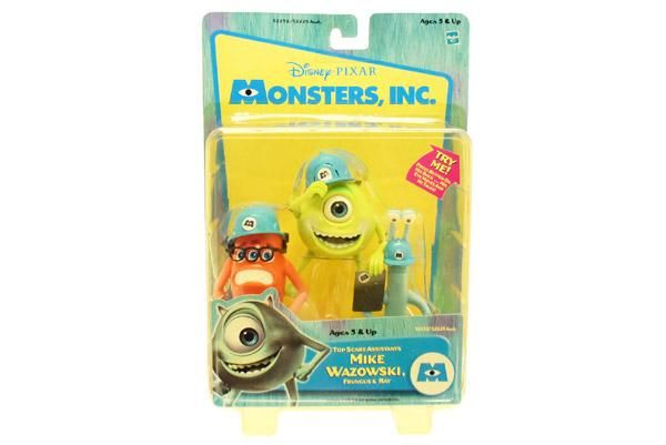 Monsters Inc モンスターズインク Tomy トミー トップスケアリフィギュア Mike Wazowski Frungus Ray マイクワゾウスキ ファンガス レイ パッケージダメージ おもちゃ屋 Knot A Toy ノットアトイ Online Shop In 高円寺