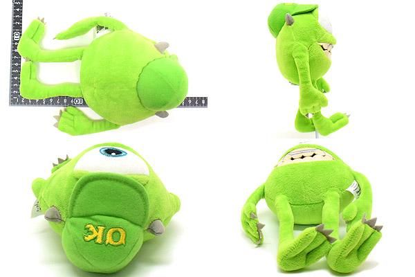 DISNEY STORE/ディズニーストア・MONSTERS UNIVERSITY/モンスターズ・ユニバーシティ ・ぬいぐるみ 「Mike  Wazowski/マイク・ワゾウスキ(OK)」 - KNot a TOY/ノットアトイ