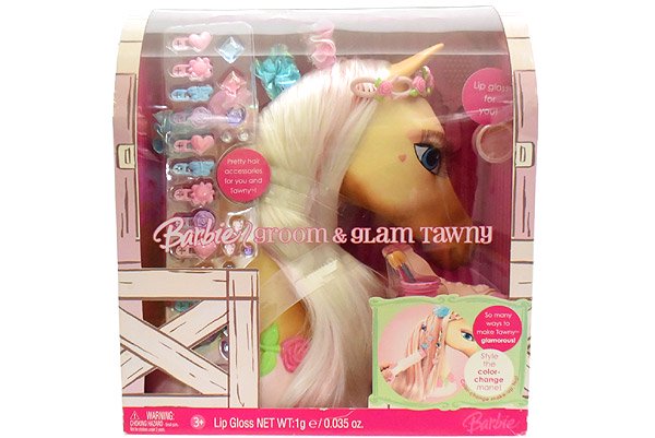 ◇Barbie/Groom \u0026 Glam Tawny Styling Head - その他