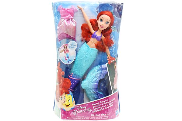 ariel splash surprise doll