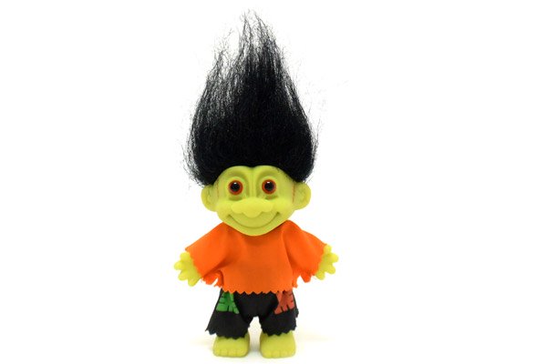 TROLL/トロール人形・RUSS/ラス・Halloween Series/ハロウィンシリーズ  「ブラック/Ｍ/Frankenstein・フランケンシュタイン」 - KNot a TOY/ノットアトイ