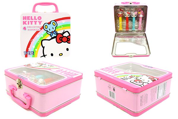 PEZ/ペッツ 「SANRIO/サンリオ・HELLO KITTY・4 COLLECTIBLE DISPENSERS/ハローキティ・4コレクタブル ディスペンサーズ」 缶ダメージ有 - KNot a TOY/ノットアトイ