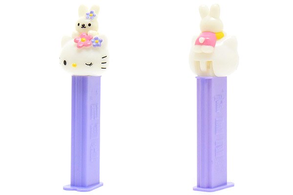 PEZ/ペッツ・Candy Dispenser/キャンディーディスペンサー・SANRIO/サンリオ 「HELLO KITTY/ハローキティ＆デイジー・ラベンダー」  - KNot a TOY/ノットアトイ