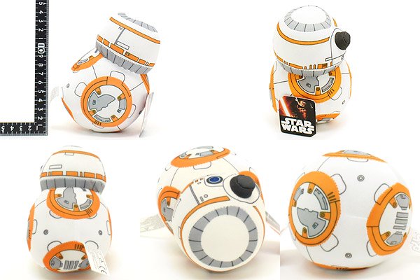 Disney/ディズニー・STAR WARS/スターウォーズ ・ぬいぐるみ 「BB-8/ビービーエイト」 14.5cm - KNot a  TOY/ノットアトイ