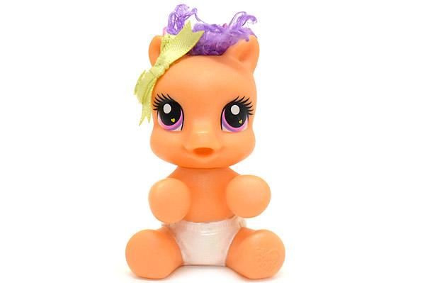 My Little Pony マイリトルポニー G3 5 Newborn Cuties ニューボーンキューティー ベイビー Scootaloo スクータルー オレンジ イエローリボン 08年 おもちゃ屋 Knot A Toy ノットアトイ Online Shop In 高円寺