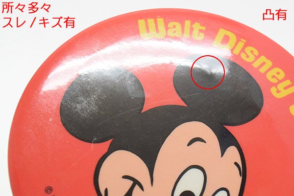 Walt Disney World/ウォルトディズニーワールド・Vintage Button Badge 