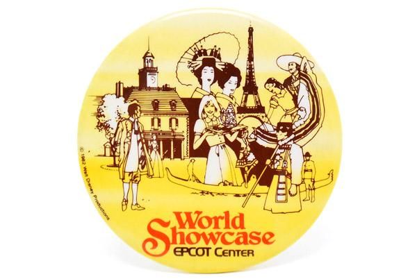 バッジ　海外　ディズニー　USA Epcot center エプコット　レア バッジ 海外 ディズニー USA Epcot center エプコット レア