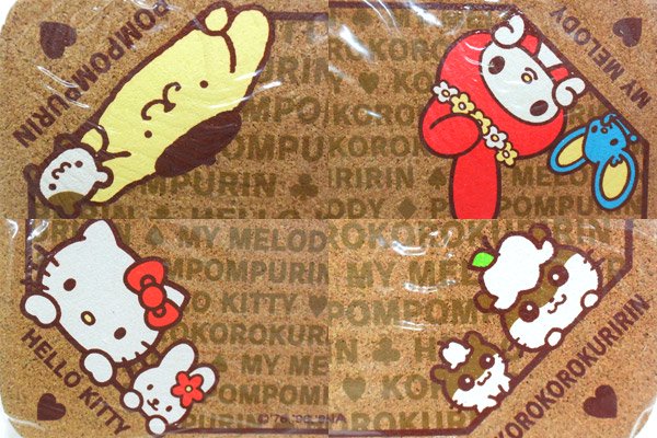 Sanrio・サンリオキャラMIX・コルクボード・Point Card Products・2001