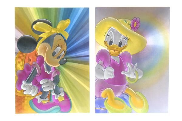 Disney ディズニー Vintage Post Card ヴィンテージ ポストカード Minnie Daisy ミニー デイジー ２枚セット おもちゃ屋 Knot A Toy ノットアトイ Online Shop In 高円寺