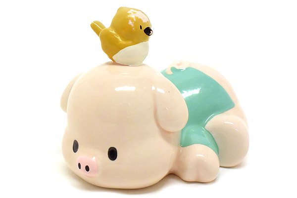 KOBUTA NO PIPPO/こぶたのピッポ・Ceramic Money Bank/陶器製貯金箱