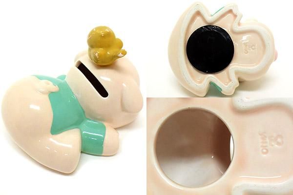 KOBUTA NO PIPPO/こぶたのピッポ・Ceramic Money Bank/陶器製貯金箱